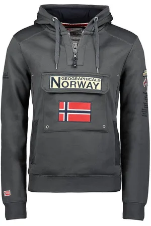 Geographical Norway Kapuzenpullover Gymclass by leyoley mit großer Bauchtasche und warmer Kapuze - Verkäufer: leyoley