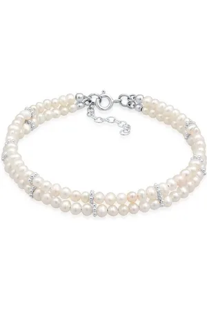 Elli Perlenarmband Süßwasserzuchtperle 925 Sterling Silber - Verkäufer: JULIE & GRACE GmbH