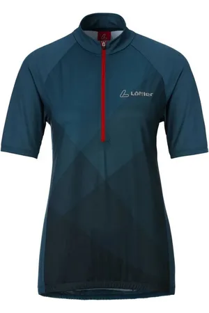 Löffler Radtrikot HR. BIKE-TRIKOT ROCKS BLUE CORAL - Verkäufer: gue-sport