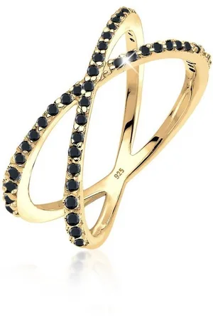 Elli Fingerring Silberring Kreuz mit Zirkonia 925 Silber, Kreuz - Verkäufer: JULIE & GRACE GmbH