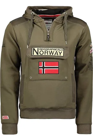 Geographical Norway Kapuzenpullover Gymclass by leyoley mit großer Bauchtasche und warmer Kapuze - Verkäufer: leyoley