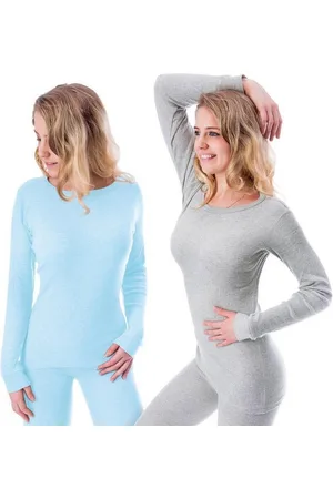 Black Snake Thermounterhemd 2 Thermo Langarmshirts für Frauen – Ideal für Ski & Outdoor im Winter (Spar-Set, 2-St) Damen Unterhemden mit Innenfleece 2er-Pack - Verkäufer: noorsk
