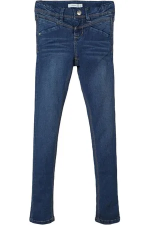 NAME IT 5-Pocket-Jeans Mädchen Skinny Fit Stretch Jeans - Verkäufer: Schnubby-de