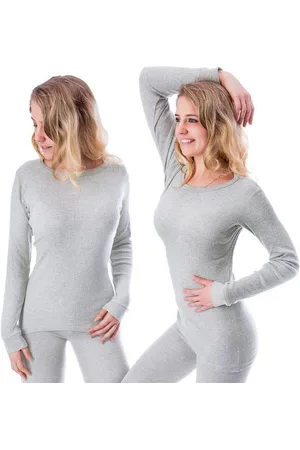 Black Snake Thermounterhemd 2 Thermo Langarmshirts für Frauen – Ideal für Ski & Outdoor im Winter (Spar-Set, 2-St) Damen Unterhemden mit Innenfleece 2er-Pack - Verkäufer: noorsk