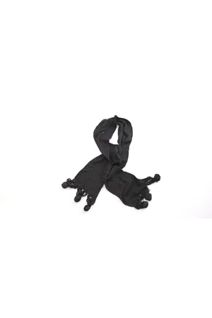 Yeset Mütze & Schal Schal Halstuch Strick Bommel 190x20cm S-2011 - Verkäufer: Shop