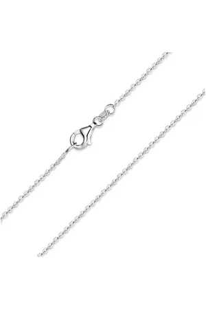 Materia Silberkette Damen Ankerkette Silber fein 1,2mm 40-80cm K30, 925 Sterling Silber - Verkäufer: Schmuck
