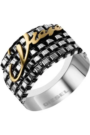 Diesel Fingerring DX0342040506, aus Edelstahl, Silber, Größe: 55 (17,5cm) - Verkäufer: Gigandet