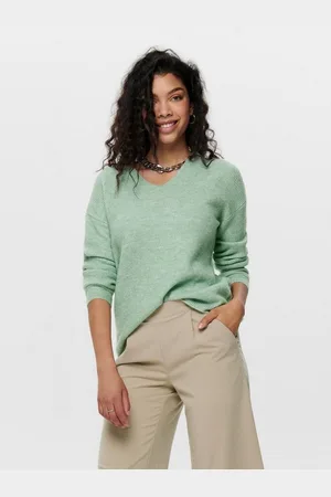 ONLY Strickpullover Warmer Strickpullover Stretch V-Ausschnitt Sweater ONLCAMILLA ONLCAMILLA V-NECK L/S PULLOVER KNT NOOS - Verkäufer: ARIZONAS