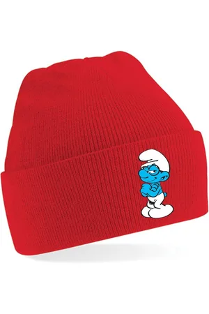Blondie & Brownie Beanie Unisex Erwachsenen Mütze Schlaubi Schlumpf Schlümpfe - Verkäufer: Hubihu