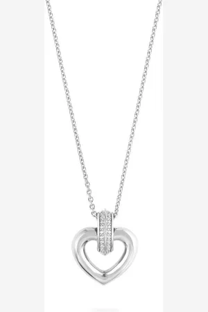 Jette Joop Silberkette Damen-Kette 925er Silber 38 Zirkonia, Herz - Verkäufer: CHRIST Juweliere und Uhrmacher seit 1863 GmbH