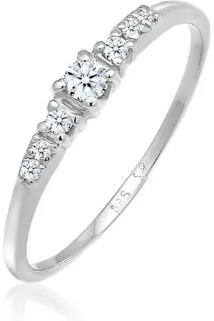 Elli DIAMONDS Verlobungsring Verlobung Diamanten (0.14 ct) 585 Gold - Verkäufer: JULIE & GRACE GmbH