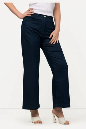 Ulla Popken Regular-fit-Jeans Jeans weites gerades Bein Stretchkomfort - Verkäufer: Popken Fashion Group