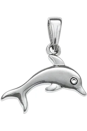 vivance collection Kettenanhänger 925/- Sterling Silber Delfin
