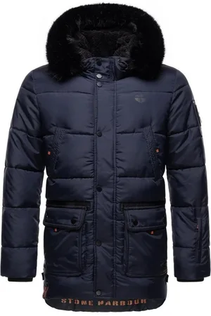 Stone Harbour Steppjacke Mironoo stylische Outdoorjacke mit großer Kapuze