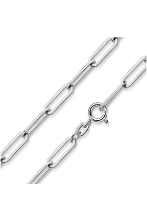 Materia Silberkette Damen Silber Ankerkette weit Chain-Design 3mm K23, 925 Sterling Silber - Verkäufer: Schmuck