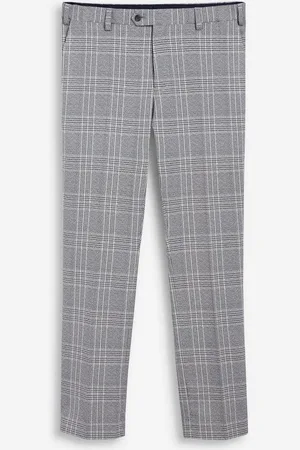 Next Anzughose Slim Fit Anzug mit Karo-Hose mit Motionflex-Bund (1-tlg) - Verkäufer: Germany GmbH