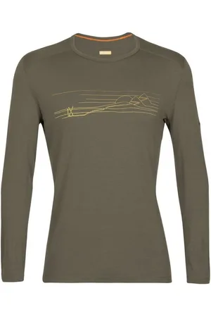 Icebreaker Langarmshirt Men 200 Oasis LS Crewe Ski Stripes - Verkäufer: Sport Erdl