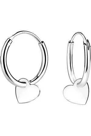 ALEXANDER YORK Paar Creolen CHARM-HERZ, 2-tlg., 925 Sterling Silber - Verkäufer: