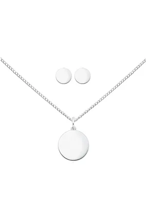 ALEXANDER YORK Schmuckset BASIC, 4-tlg. (Kette mit Anhänger, Ohrstecker), 925 Sterling Silber - Verkäufer: