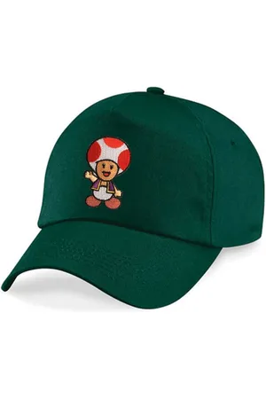 Blondie & Brownie Baseball Cap Kinder Toad Stick Patch Mario Toad Super Retro Konsole One Size - Verkäufer: Hubihu