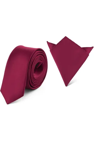 Ladeheid Krawatte Herren Schmale Krawatte & Einstecktuch Set SP/P (150cmx5cm, 22cmx22cm) (Set, 1-St., mit Einstecktuch) - Verkäufer: HISERT