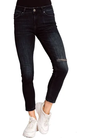 Zhrill Mom-Jeans Skinny Jeans DAFFY Blue angenehmer Tragekomfort - Verkäufer: Trenddeal GmbH