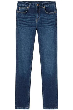 hessnatur 5-Pocket-Jeans LEA Mid Rise Slim aus Bio-Denim (1-tlg) - Verkäufer: