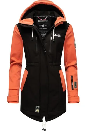 Marikoo Funktionsmantel Zimtzicke Wasserdichter Softshell Parka mit Kapuze