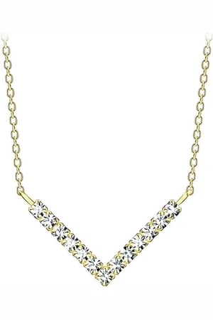 ALEXANDER YORK Kette und Anhänger Set CHEVRON in Gold, 925 Sterling Silber - Verkäufer: