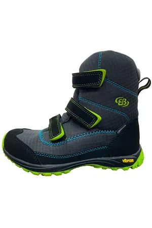 BRUTTING Brütting Kinder Stiefel Arendal V 721050 /schwarz/lemon Stiefel - Verkäufer: DerSchuhhaendler
