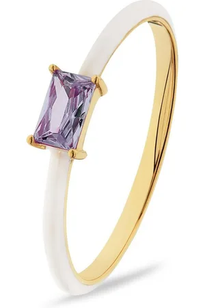 CHRIST Silberring Damen-Ring Emaille, 925er Silber 1 Zirkonia, Zirkonia, synthetisch - Verkäufer: Juweliere und Uhrmacher seit 1863 GmbH