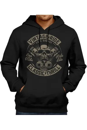 GASOLINE BANDIT Kapuzensweatshirt im Original Rockabilly Biker Racer Design: Classic Thrill Print - Verkäufer: RAHMENLOS®