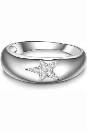 Glanzstücke Silberring silber, Ring Sterling Silber Zirkonia weiß - Verkäufer: Juvalia