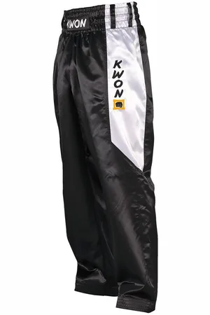 KWON Sporthose Kickboxhose lang Hose Kickboxen Kampfsporthose Clubline (Satinhose) Satinhose Kick-Boxen - Verkäufer: BAY-Kampfsport