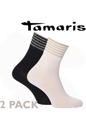 Tamaris Komfortsocken mit Ripp-Bund aus Effektgarn (Set, 2-Paar, 2 Paare) aus hautfreundlicher Baumwolle - Verkäufer: Meine Strümpfe