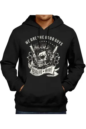 GASOLINE BANDIT Kapuzensweatshirt Original Biker Rockabilly Hoodie: We Are The Good Guys Print - Verkäufer: RAHMENLOS®