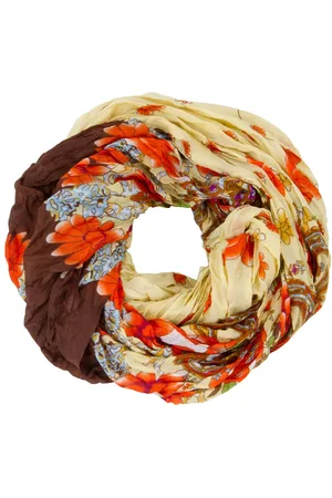 AvaMia Modeschal Blume-3999 Loop Schal Schlauchschal mit Blumen Muster, Loopschal 80 x 170 cm - Verkäufer: PEROYORK