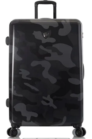 Heys Hartschalen-Trolley Black Camo, 76 cm, 4 Rollen, x Joachim Llambi Reisegepäck TSA Schloss Volumenerweiterung