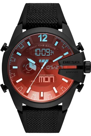 Diesel Chronograph MEGA CHIEF ANA/DIGI DZ4548, Quarzuhr, Armbanduhr, Herrenuhr, Datum, analog, digital, Stoppfunktion