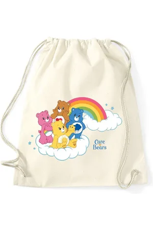 Blondie & Brownie Turnbeutel aus Baumwolle Glücksbärchis Care Bears Hab-Dich-lieb Bär Wolkenland - Verkäufer: Hubihu