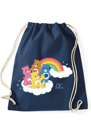 Blondie & Brownie Turnbeutel aus Baumwolle Glücksbärchis Care Bears Hab-Dich-lieb Bär Wolkenland - Verkäufer: Hubihu