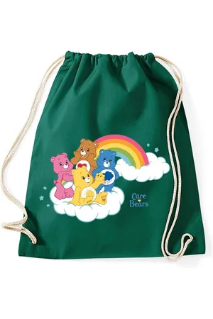 Blondie & Brownie Turnbeutel aus Baumwolle Glücksbärchis Care Bears Hab-Dich-lieb Bär Wolkenland - Verkäufer: Hubihu