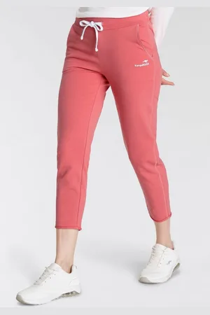 KangaROOS Jogginghose in 7/8-Länge mit Logo-Druck