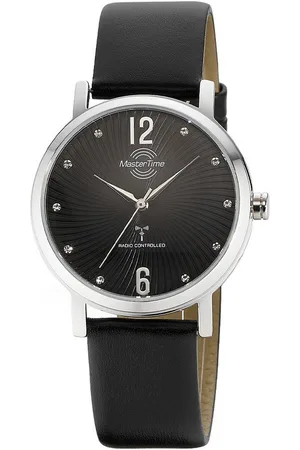 Master Time Funkuhr Advanced MTLA-10801-25L, Armbanduhr, Quarzuhr, Damenuhr, Lederarmband