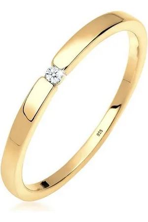 Elli DIAMONDS Verlobungsring Diamant Weiß Brillantschliff (0.015 ct) 925 Sterling Silber - Verkäufer: JULIE & GRACE GmbH
