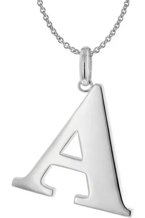 trendor Kette mit Anhänger mit Großem Buchstaben A 925 Silber - Verkäufer: uhrcenter