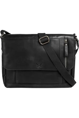 Sansibar Messenger Bag, echt Leder