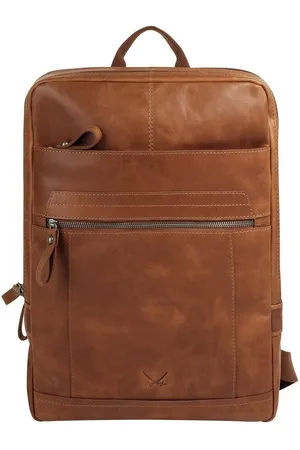 Sansibar Laptoprucksack, echt Leder