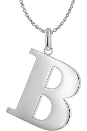 trendor Kette mit Anhänger mit Großem Buchstaben B 925 Silber - Verkäufer: uhrcenter