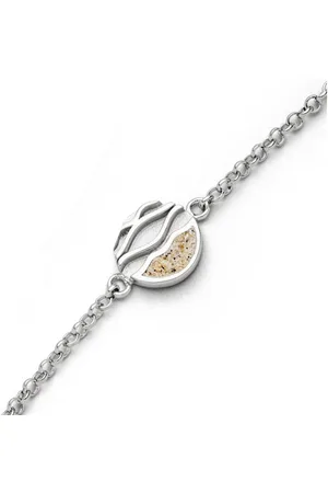 DUR Armband Schmuck: Armband "Strandwellen", mit Strandsand, A1550 - Verkäufer: Strandsandschmuck